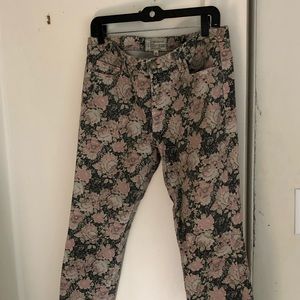 Current/Elliot Stiletto Phoenix Floral Jeans
